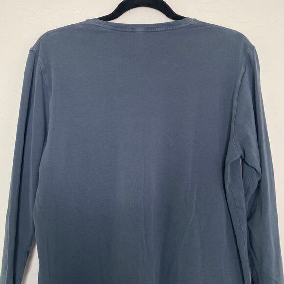 Patrick Assaraf Stream Pima Cotton Stretch Long Sleeve T-Shirt Small - Picture 7 of 10